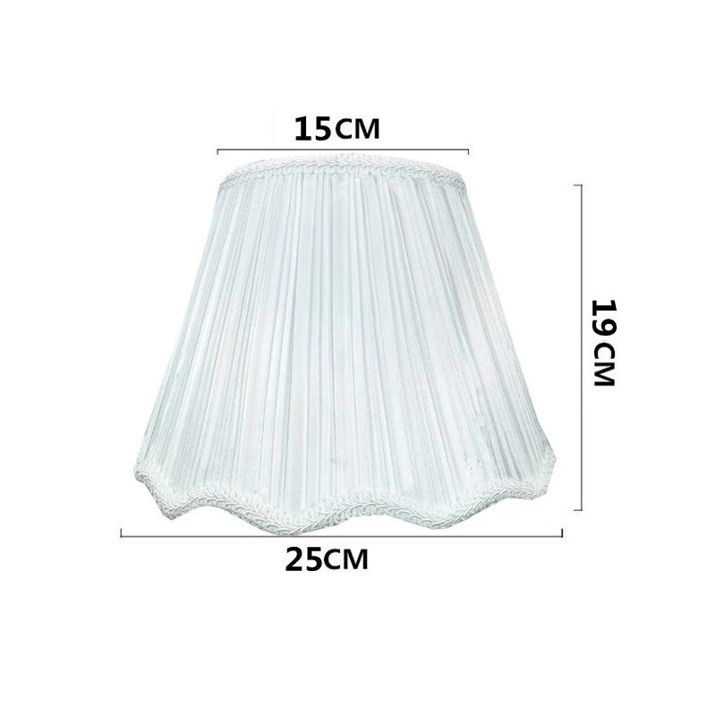abat jour tissu floral broderie franges beige luxe décoration lampe table murale moderne