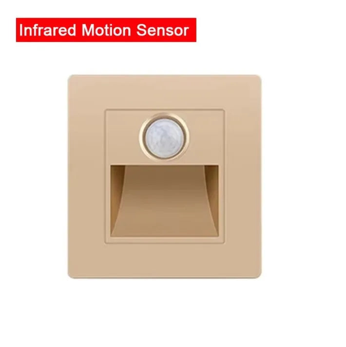 lampe sol détecteur mouvement led blanc noir gris moderne