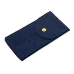 pochette rangement montre velours vert bouton métallique protection anti choc sac emballage bijoux