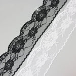ruban dentelle fleurs bleu rose vert violet classique polyester translucide emballage décorationstituição