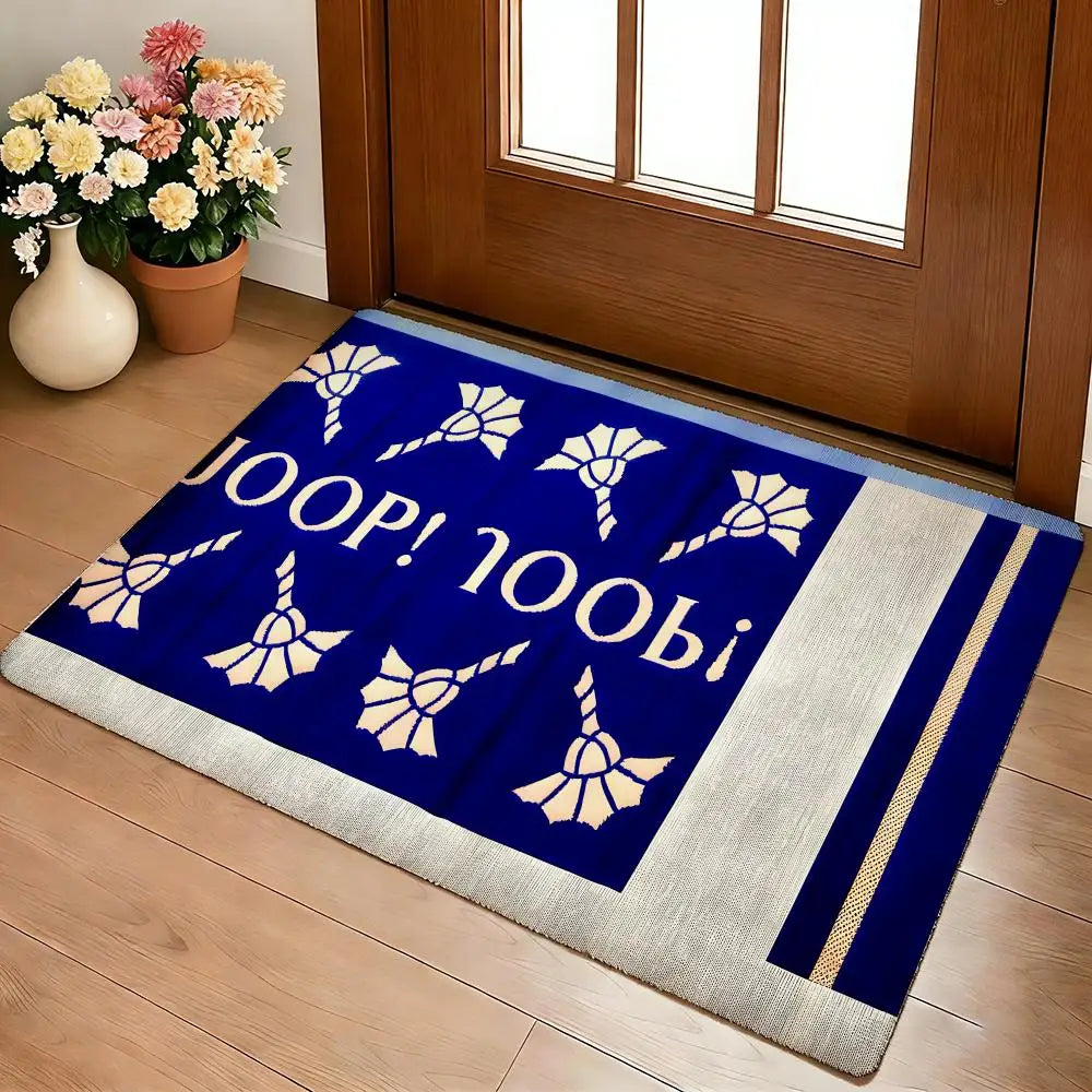 tapis salon moderne motif serpent écailles beige marron foncé épais doux décoratif intérieur luxe