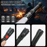 torche led rechargeable 2000lm anti choc affichage numerique lumiere intense campingurgence