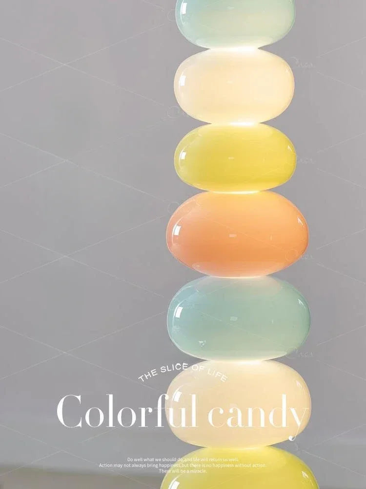 lampe sol moderne multicolore translucence intérieur éclairage décoration chambre enfants led
