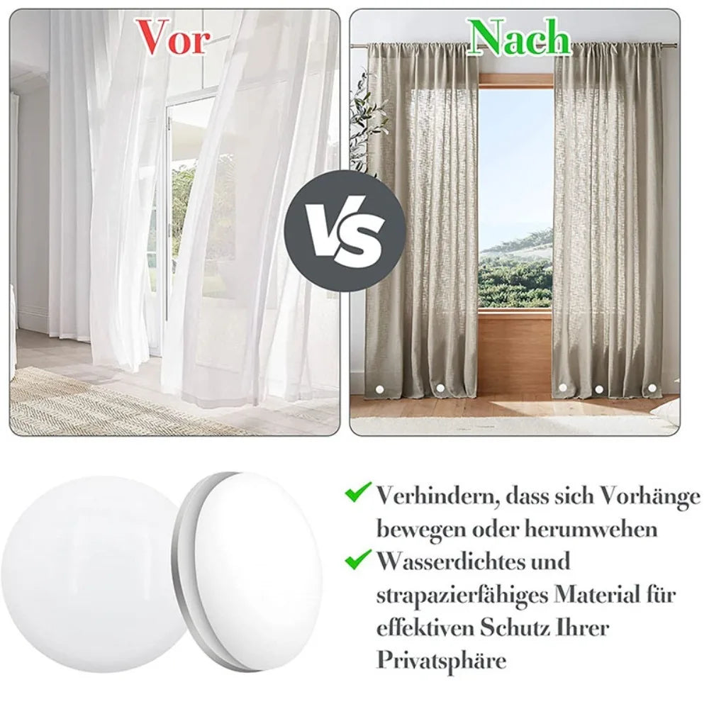 aimants réutilisables noir blanc modernes rideau douche volets polonais accessoires métal aluminium