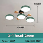 lampe suspension moderne noir bois gris vert circulaire relief scandinave