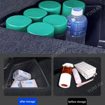 boîte rangement coffre voiture tpe antirouille extensible facile nettoyer texture microfibre moderne noire praticite
