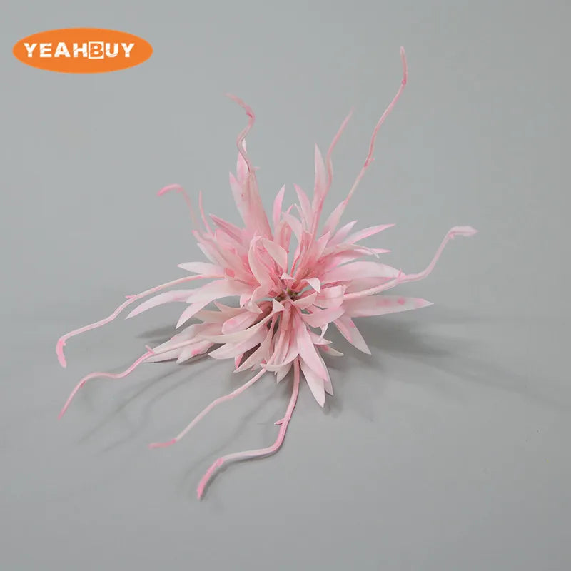 fleurs artificielles plantes décoratives branches fines feuilles pointues bouquet mariage décoration maison moderne