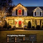 guirlande lumineuse solaire extérieure décorative jardin terrasse led étanche piquets panneaux