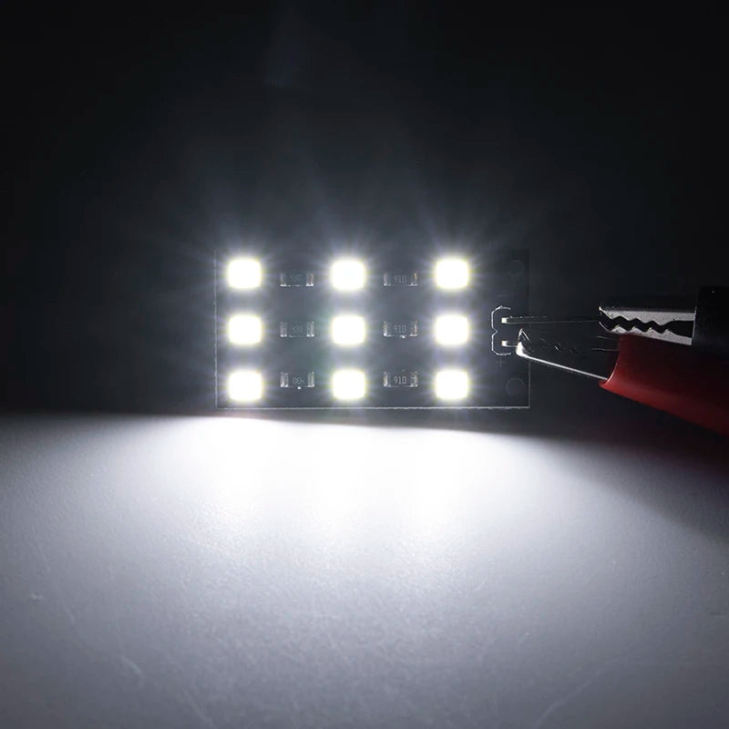 éclairage intérieur led noir plaque clips ambre bleue blanche voiture moderne lumière coffre porte