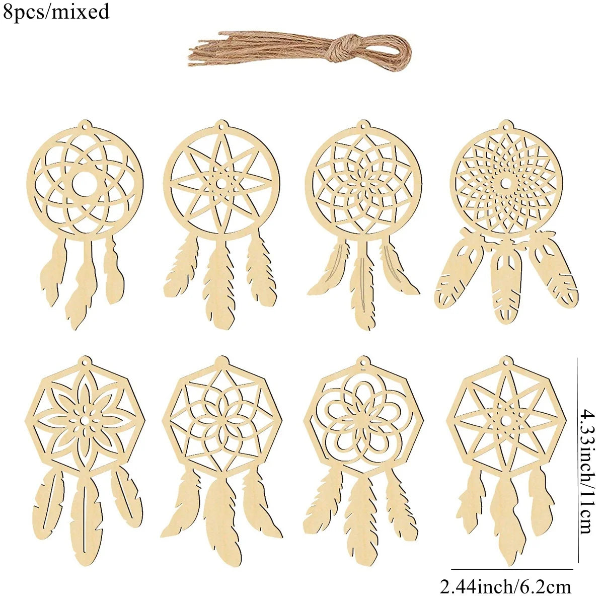 attrape rêves ethnique motifs géométriques or multicolore plumes cordelettes boho chicintérieur décoration artisanale
