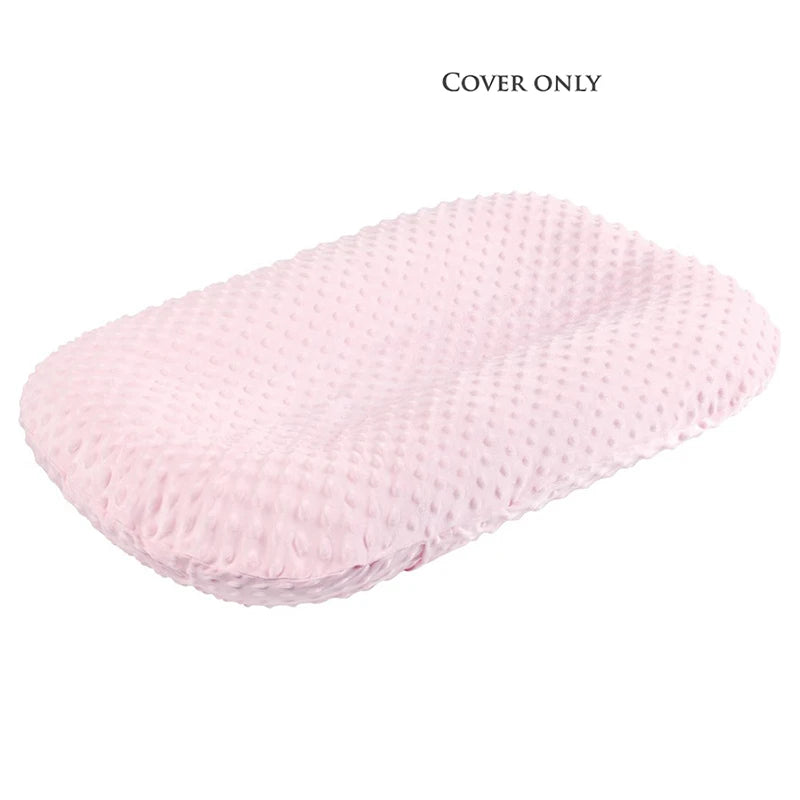 coussin bébé gris bleu clair texturé ultra doux confortable hiver été printemps automne polyestère