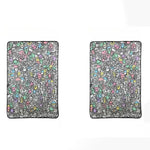 couverture coloriage enfant multicolore graffiti animaux créative daim polyester lavable DIY
