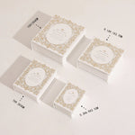 boîte bijoux carton luxe livre couvercle rabattable rangement colliers bagues