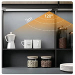 lampe led sous armoire détecteur mouvement rechargeable 10cm 20cm 30cm 40cm 50cm blanc moderne