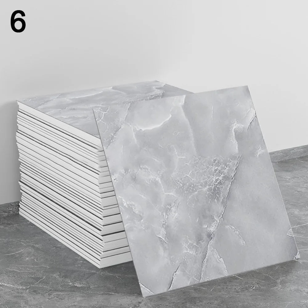 panneau décoratif auto adhésif marbre blanc moderne résistant humidité facile contemporain