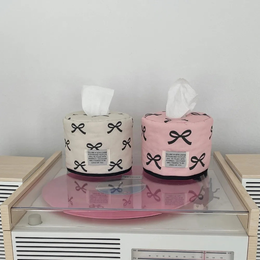 boîtes mouchoirs modernes blanc rose noir arcs nuages decoration maison kitchen accessories storage case