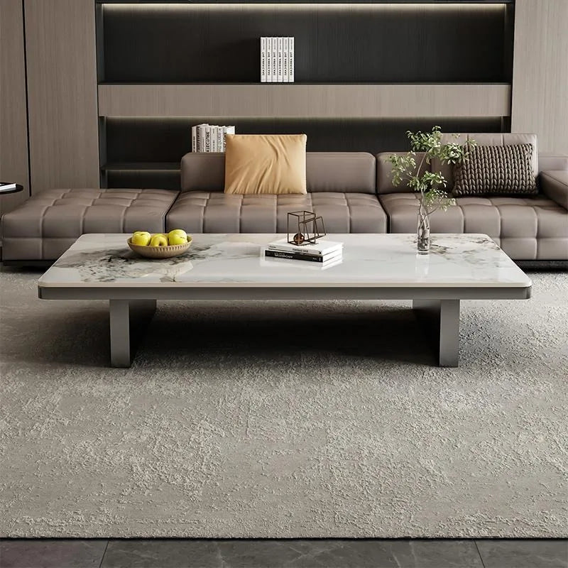 Table basse rectangulaire 120x60 cm couleur brun