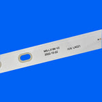 bande lumineuse led blanc points bleus interrupteur tactile moderne connecteurs électriques opacité