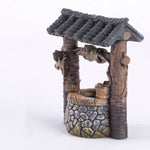 miniatures traditionnelles résine bâtiments toitures tuiles détails architecturaux gris noir vert