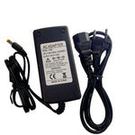 adaptateur secteur 19v 3.42a 90w noir cable femelle 5.5mm 2.5mm plat utilitaire