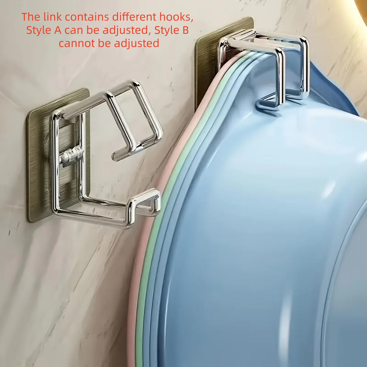 support mural vaisselle gris bleu clair moderne adhésif assiettes étiquette explicative cuisine salle bain