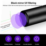 lampe uv rechargeable flashlight 365nm test fluorescence chat toupie monnaie moderne utilitaire