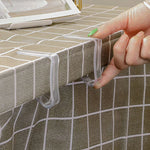 supports nappe transparents modernes adhésifs plastique intérieur extérieur pièces