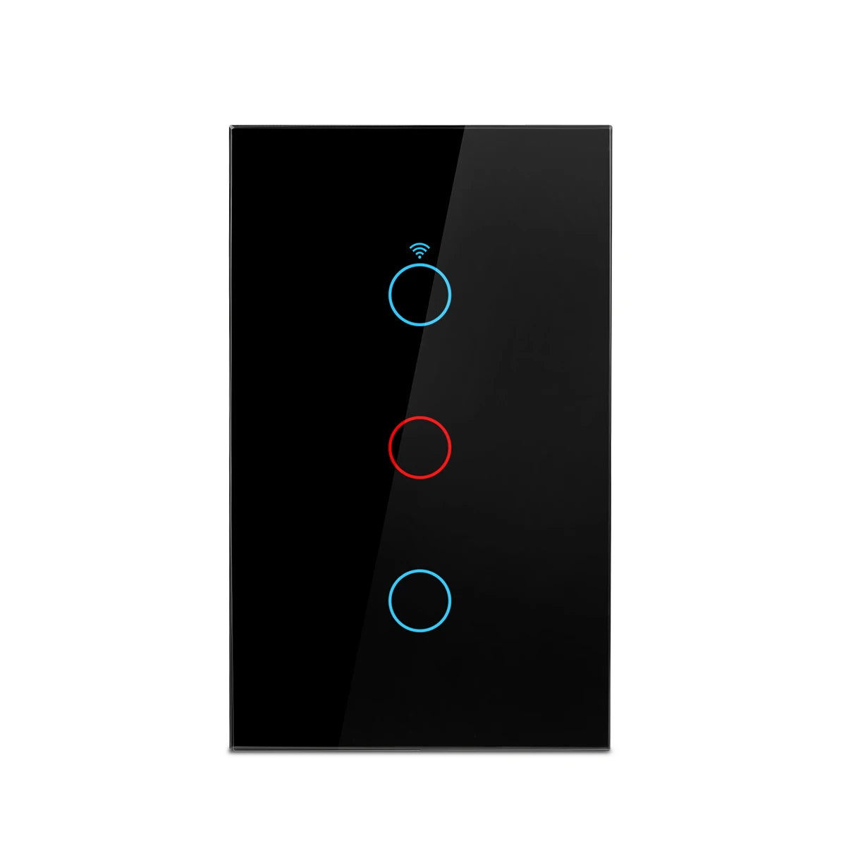 interrupteur tactile intelligent blanc moderne compatible wifi alexa google tuya led maison inteligente