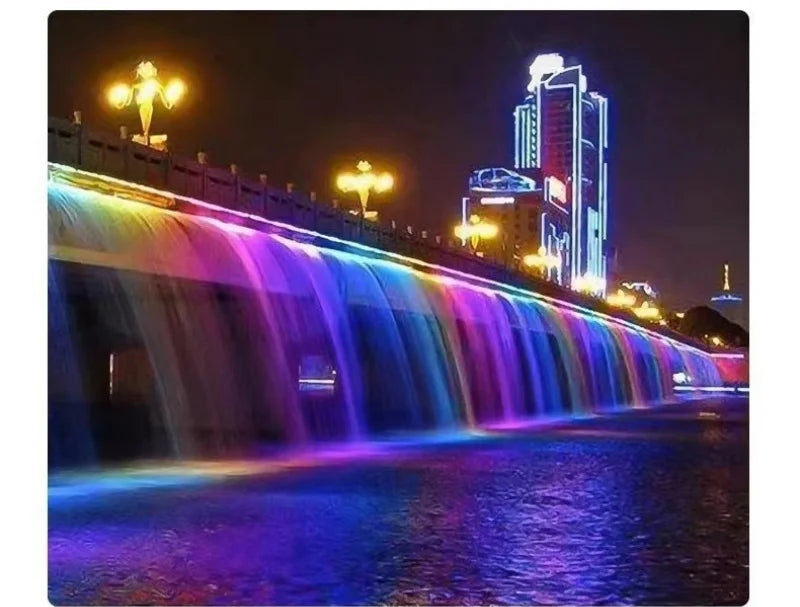 éclairage mural led gris métallique ip65 12w dmx rgb moderne clips fixation
