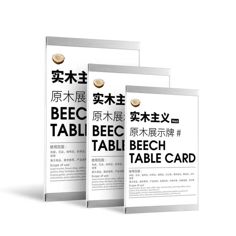 cadres photo modernes bois blanc brun texture naturelle a3 a4 a5 minimaliste