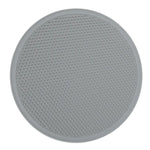 tapis silicone hexagonal moderne bleu turquoise bleu foncé gris noir opalescent cuisine minimaliste