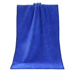 serviette bain microfibre bleu marron violet ultra absorbante séchage rapide douce moderne