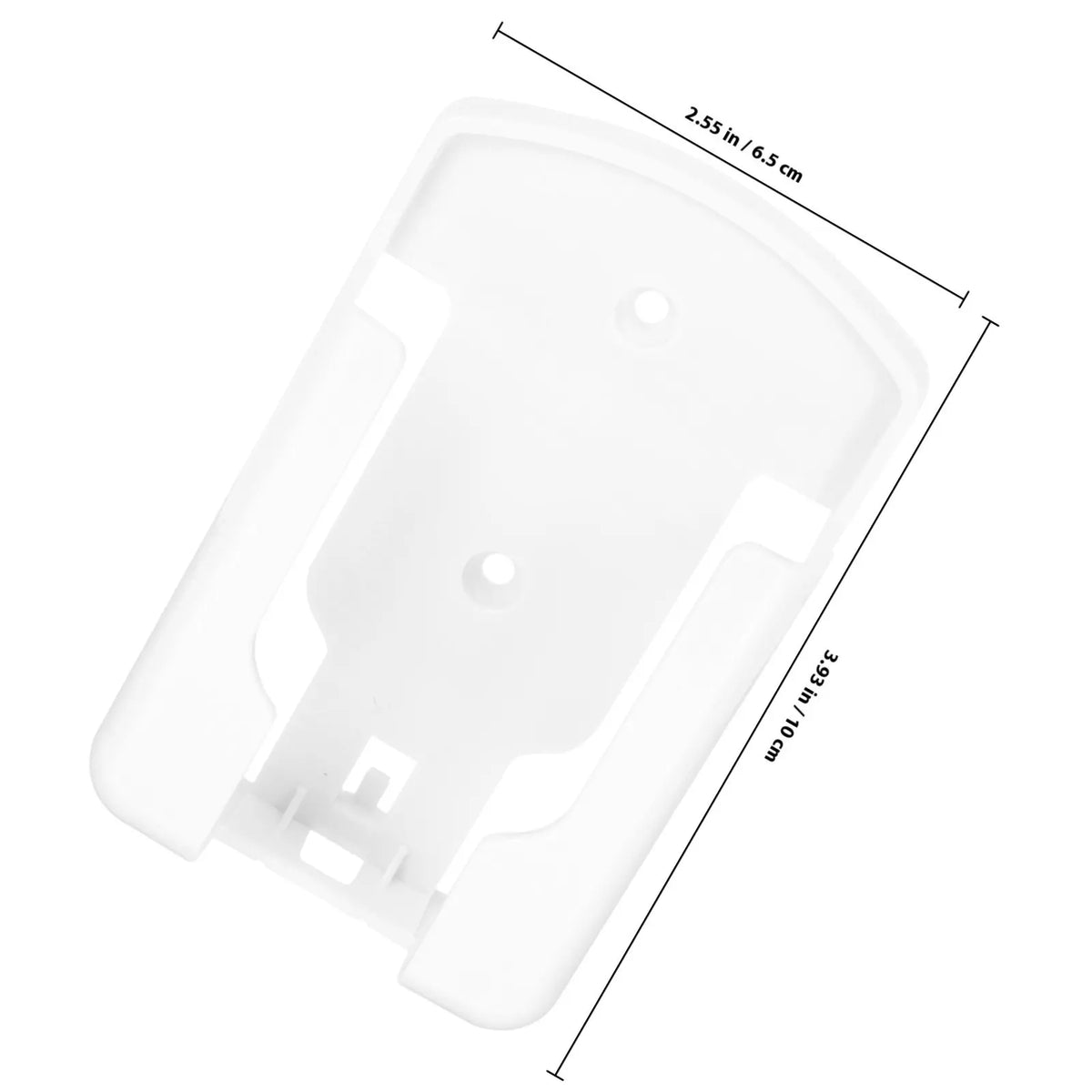 porte télécommande mural auto adhésif pièces blanc moderne minimaliste anti poussière