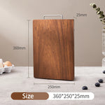 planches découper bois marron poignée métallique antibactérienne anti moisissure moderne minimaliste respectueux environnement