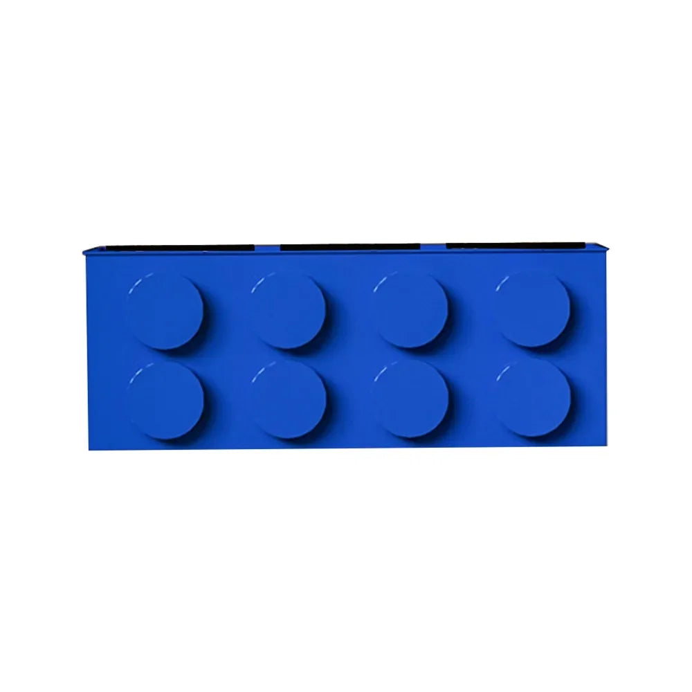 boîtes rangement magnétiques rouge jaune bleu vert blocs lego couteau pince spatule brosse moderne