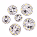 ampoule led circulaire diodes blanc moderne technologie spot downlight plafonnier lumière intérieure facile composants