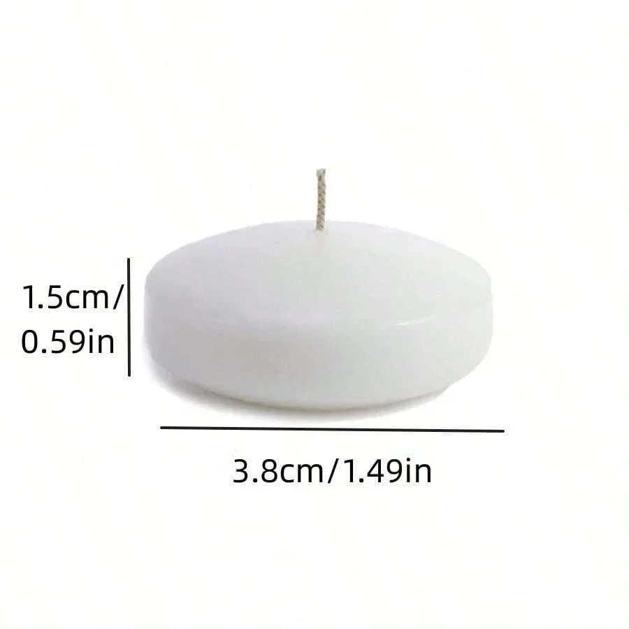 bougies flottantes blanc opaques modernes baignoire décoration st valentin mariage 10 16 pièces