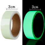 ruban luminescent vert adhésif moderne sécurité décoration nuit autoadhésif 10mm 15mm 20mm 30mm 40mm