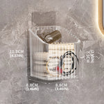 organiseur mural transparent multifonctionnel moderne brosse dents bouteilles cosmétiques serviettes minimaliste adhésif rangement sdb