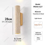 applique murale pierre marbre beige bois moderne salon chambre salon