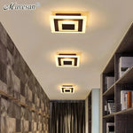 plafonnier led moderne blanc noir carré géométrique minimaliste éclairage quotidien 249 2000 lumens autonome