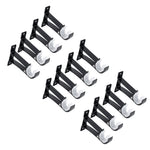 supports murals cordon câble noir blanc modernes fixations lisses opaques