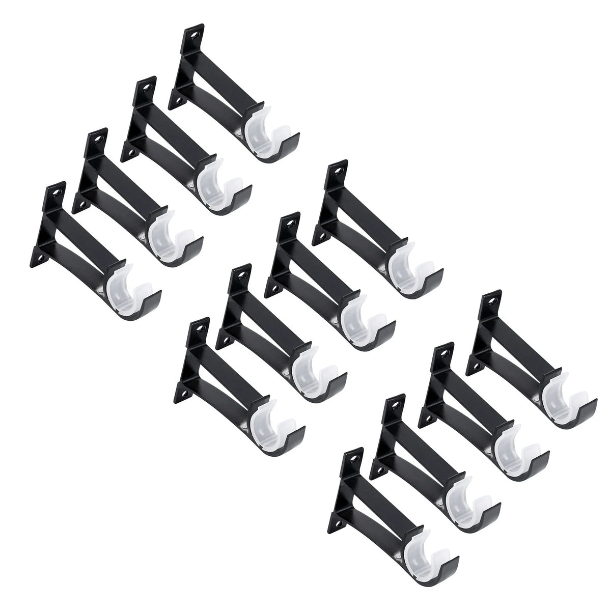 supports murals cordon câble noir blanc modernes fixations lisses opaques
