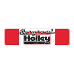 bannière publicitaire holly performance rouge noir blanche decoration super tex polyester