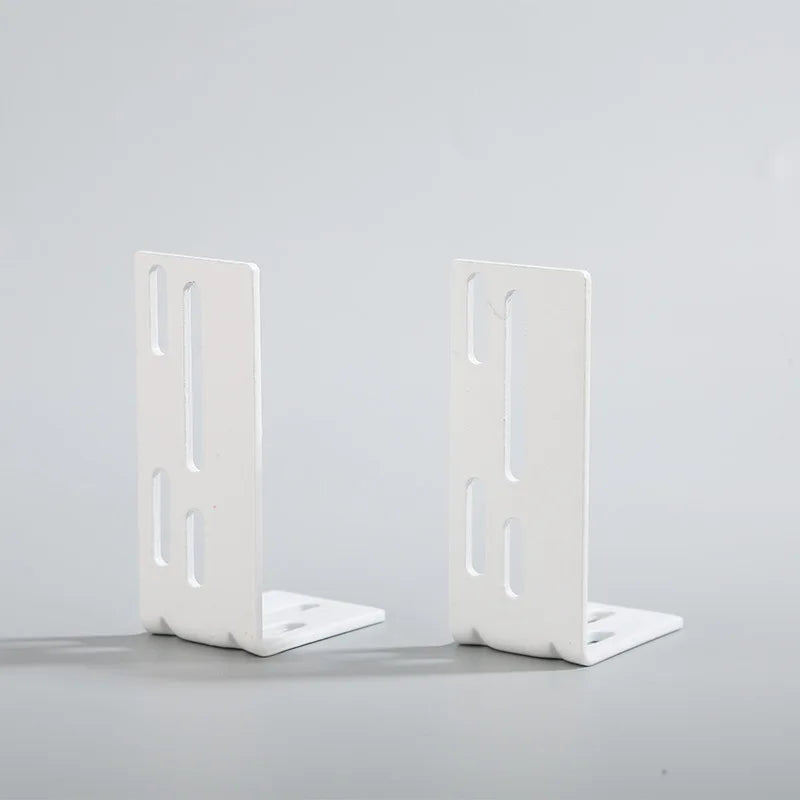 support mural blanc moderne fixe rideau volet accessoire plat lisse