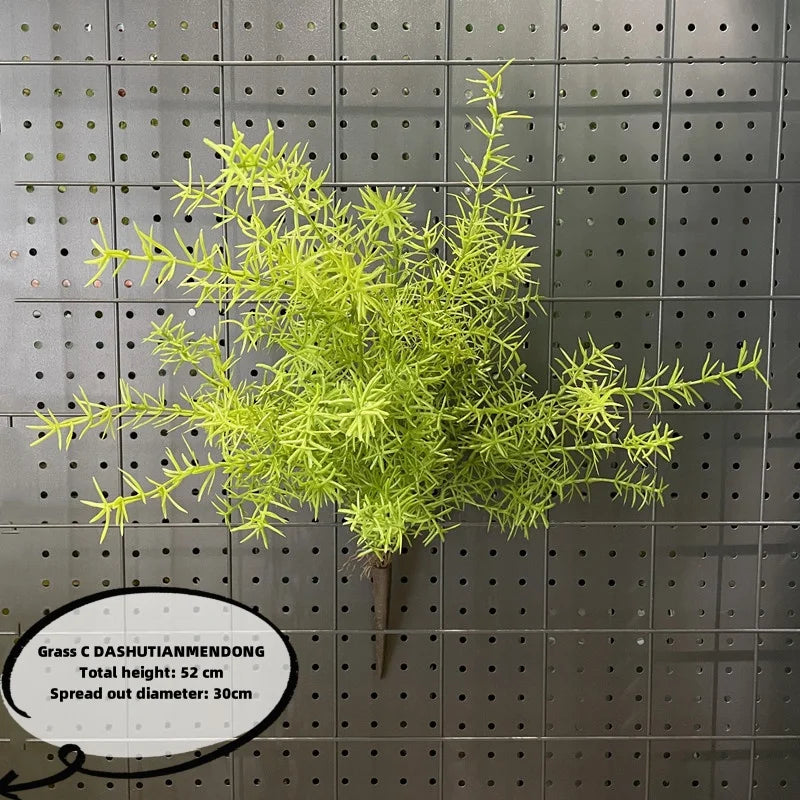 plantes artificielles soie vertes feuilles fines naturelles extérieur accrochées fêtes mariages