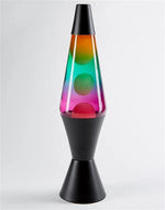 Lampe à lave colorée en action