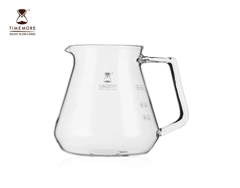 carafe verre transparent moderne 600ml couvercle silicone compact cuisine