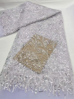tissu dentelle argenté pailleté élégant tulle opacité française occasion spéciale