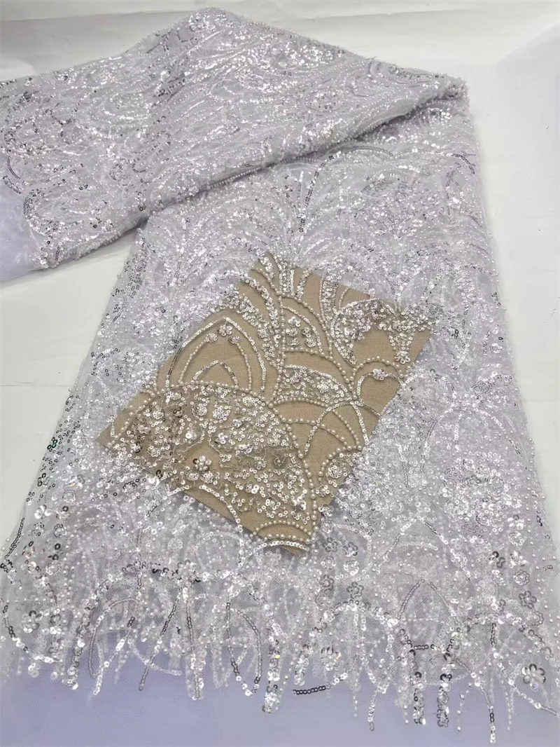 tissu dentelle argenté pailleté élégant tulle opacité française occasion spéciale